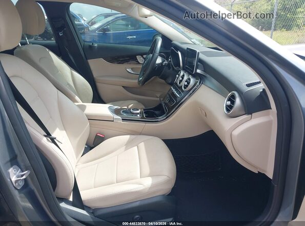 55SWF4JBXHU230897 2017 MERCEDES-BENZ C-CLASS Gray Front interior view