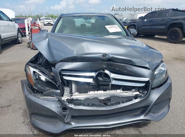 55SWF4JBXHU230897 2017 MERCEDES-BENZ C-CLASS Gray Instrument cluster view