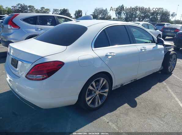 55SWF4JBXJU281144 2018 MERCEDES-BENZ C-CLASS White Rear right