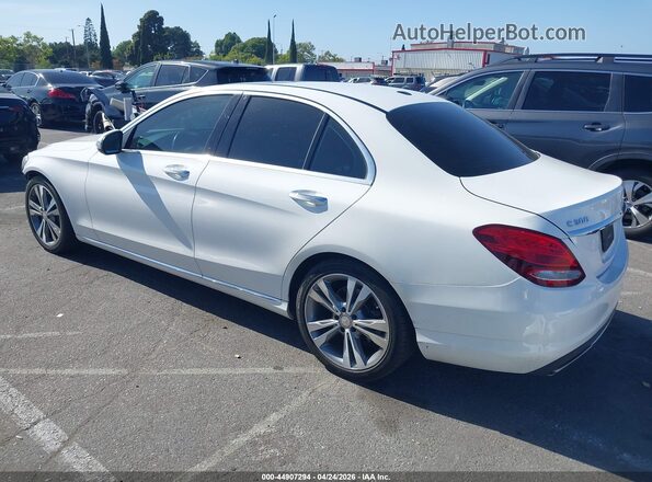 55SWF4JBXJU281144 2018 MERCEDES-BENZ C-CLASS White Rear left