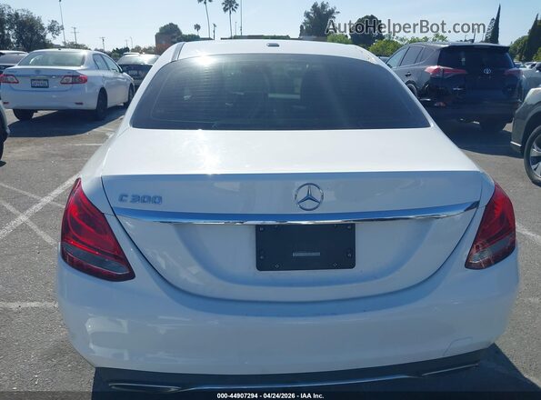 55SWF4JBXJU281144 2018 MERCEDES-BENZ C-CLASS White 