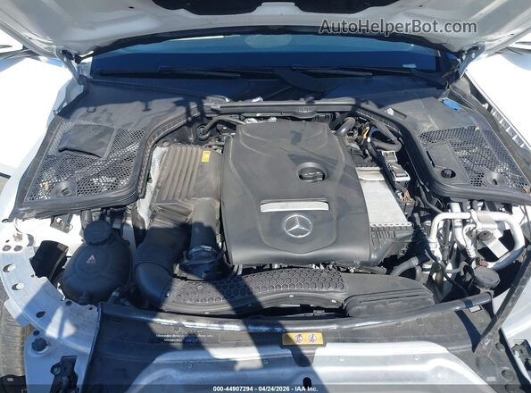55SWF4JBXJU281144 2018 MERCEDES-BENZ C-CLASS White Rear view