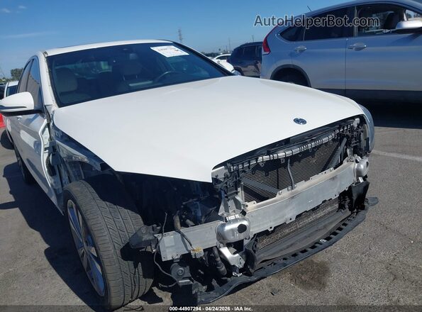 55SWF4JBXJU281144 2018 MERCEDES-BENZ C-CLASS White 