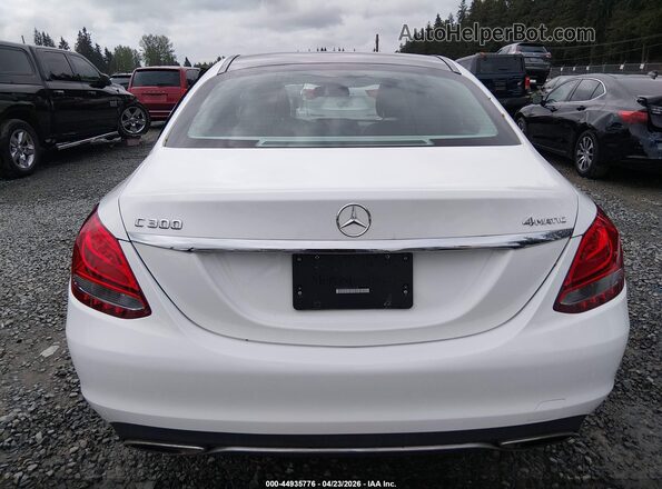 55SWF4KB0GU175258 2016 MERCEDES-BENZ C-CLASS White 
