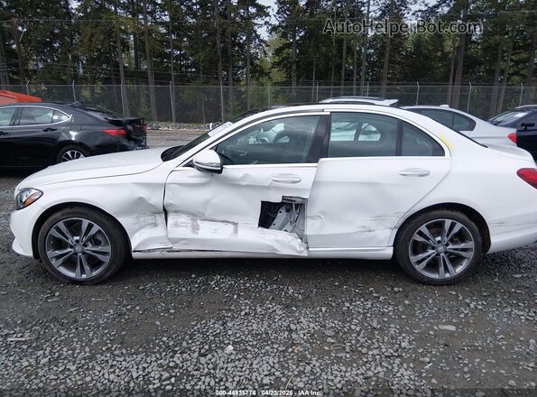 55SWF4KB0GU175258 2016 MERCEDES-BENZ C-CLASS White Widok wnętrza 360 stopni