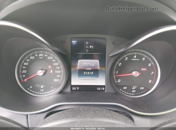 55SWF4KB0GU175258 2016 MERCEDES-BENZ C-CLASS White Widok tylnych siedzeń