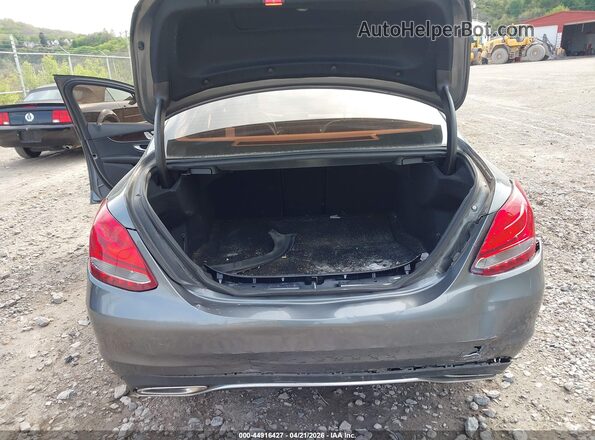 55SWF4KB2HU211453 2017 MERCEDES-BENZ C-CLASS Gray Вид спереду