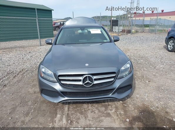55SWF4KB2HU211453 2017 MERCEDES-BENZ C-CLASS Gray Вид щитка приладів