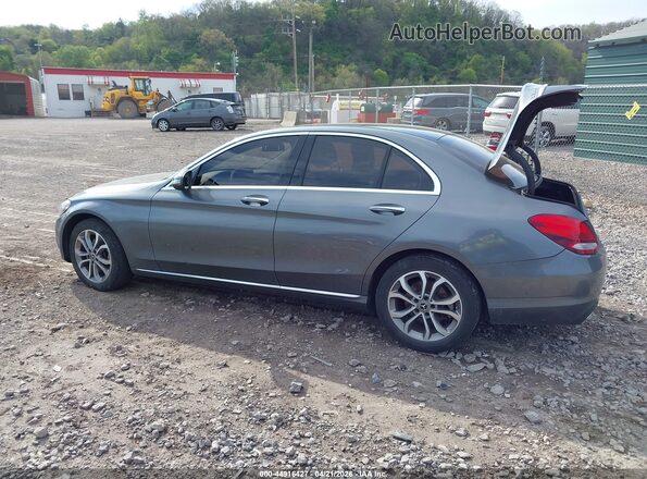 55SWF4KB2HU211453 2017 MERCEDES-BENZ C-CLASS Gray Панорамний вид салону 360°