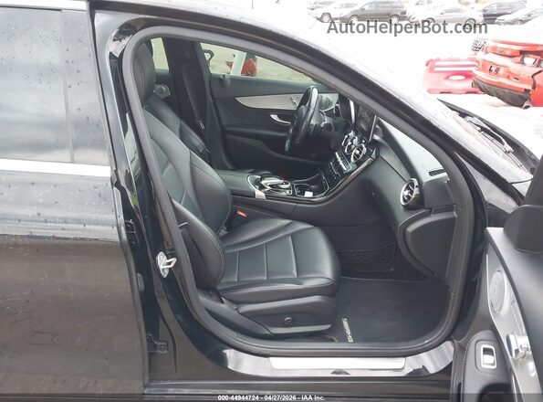 55SWF4KB2JU246127 2018 MERCEDES-BENZ C-CLASS Black Front interior view