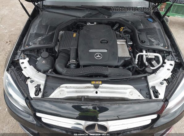 55SWF4KB2JU246127 2018 MERCEDES-BENZ C-CLASS Black Rear view