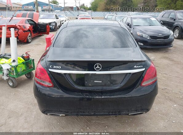 55SWF4KB2JU246127 2018 MERCEDES-BENZ C-CLASS Black 