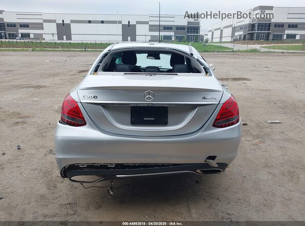 55SWF4KB2JU256401 2018 MERCEDES-BENZ C-CLASS Серебряный 