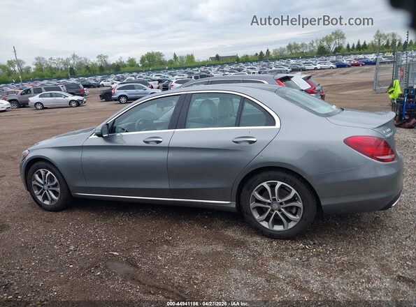 55SWF4KB3GU123879 2016 MERCEDES-BENZ C-CLASS Серебряный Панорамный вид салона 360°