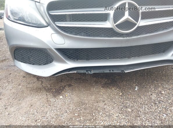55SWF4KB3GU123879 2016 MERCEDES-BENZ C-CLASS Серебряный Вид спереди