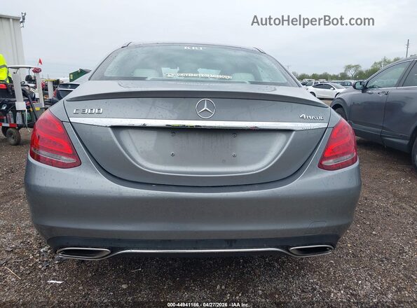 55SWF4KB3GU123879 2016 MERCEDES-BENZ C-CLASS Серебряный 