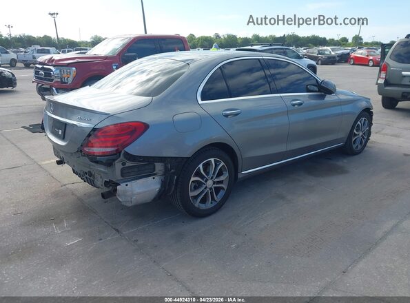 55SWF4KB3GU133425 2016 MERCEDES-BENZ C-CLASS Gray 