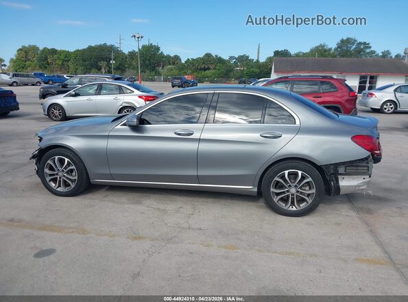 55SWF4KB3GU133425 2016 MERCEDES-BENZ C-CLASS Gray 