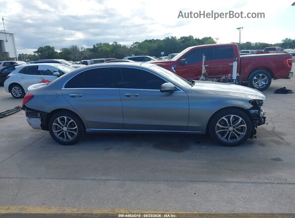 55SWF4KB3GU133425 2016 MERCEDES-BENZ C-CLASS Gray 