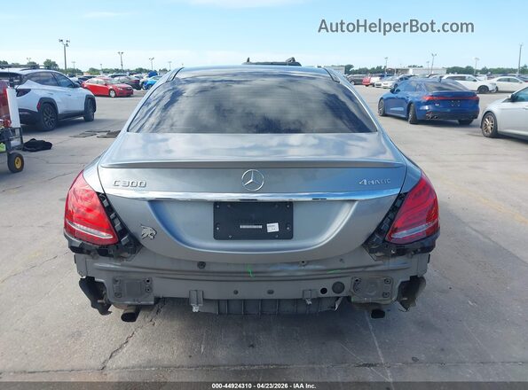 55SWF4KB3GU133425 2016 MERCEDES-BENZ C-CLASS Gray 