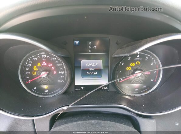 55SWF4KB3HU186658 2017 MERCEDES-BENZ C-CLASS White უკანა სავარძლების ხედი