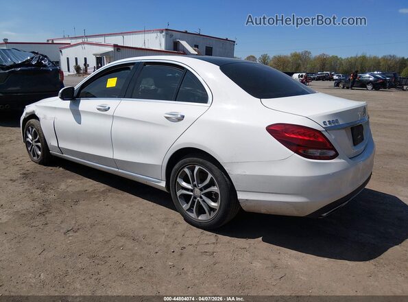 55SWF4KB3HU186658 2017 MERCEDES-BENZ C-CLASS White უკანა მარცხენა