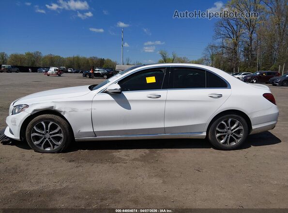 55SWF4KB3HU186658 2017 MERCEDES-BENZ C-CLASS White სალონის 360-გრადუსიანი ხედი