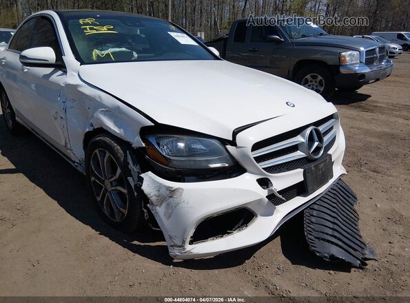 55SWF4KB3HU186658 2017 MERCEDES-BENZ C-CLASS White წინა ხედი