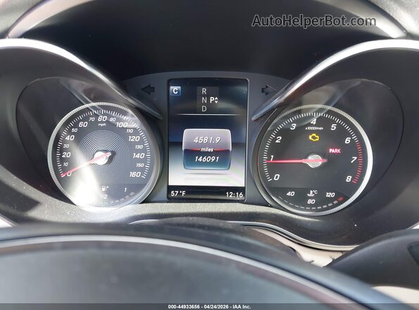 55SWF4KB3HU196980 2017 MERCEDES-BENZ C-CLASS Белый Вид задних сидений