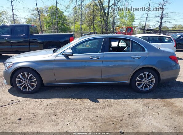 55SWF4KB3HU226656 2017 MERCEDES-BENZ C-CLASS Gray Панорамний вид салону 360°