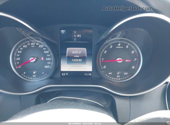55SWF4KB3HU226656 2017 MERCEDES-BENZ C-CLASS Gray Вид задніх сидінь
