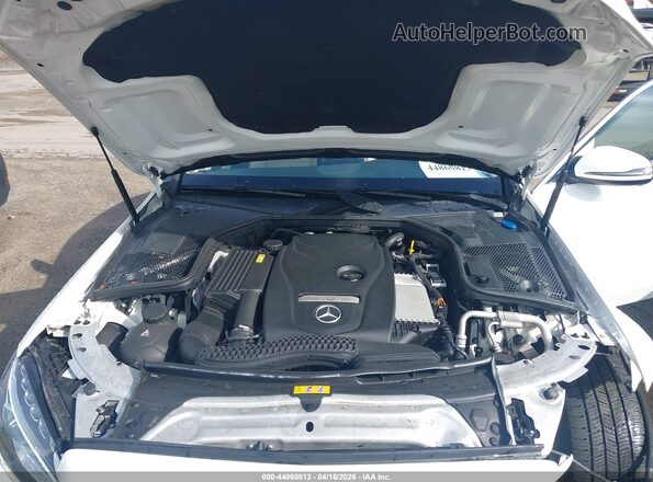 55SWF4KB4HU185552 2017 MERCEDES-BENZ C-CLASS White Widok z tyłu