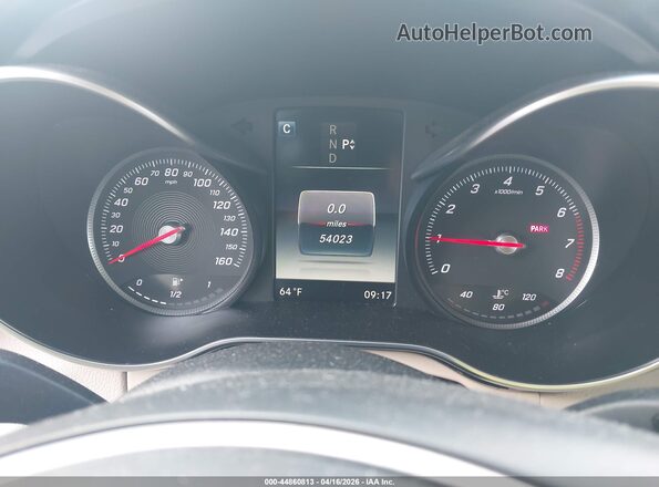 55SWF4KB4HU185552 2017 MERCEDES-BENZ C-CLASS White Widok tylnych siedzeń