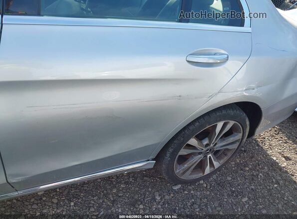 55SWF4KB4JU259882 2018 MERCEDES-BENZ C-CLASS Серый Вид спереди