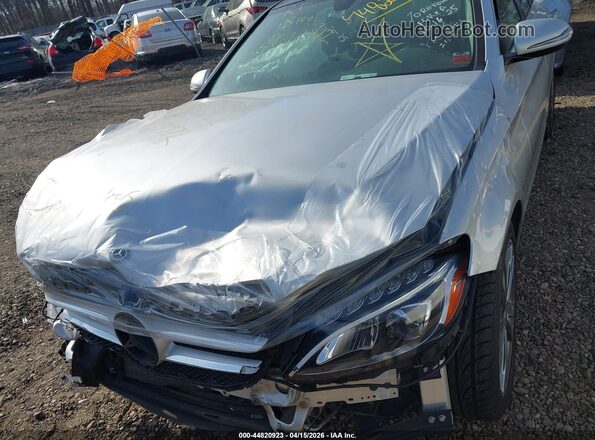 55SWF4KB4JU259882 2018 MERCEDES-BENZ C-CLASS Серый Вид сзади