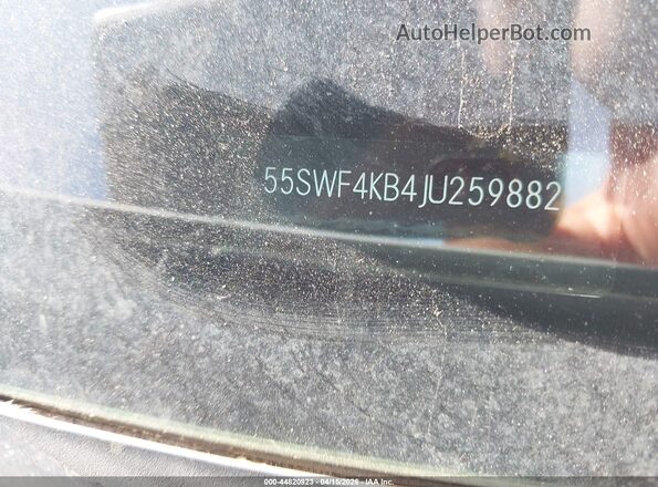 55SWF4KB4JU259882 2018 MERCEDES-BENZ C-CLASS Серый 
