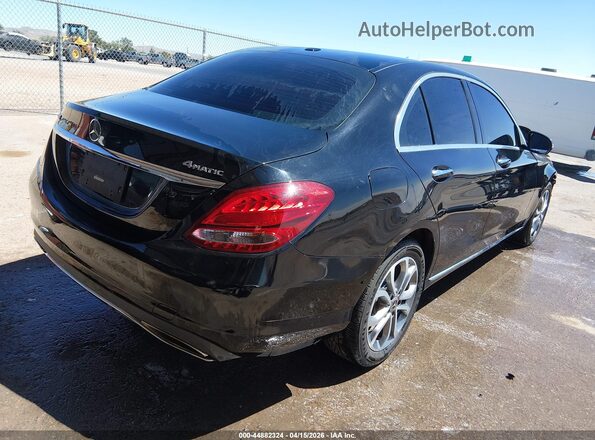 55SWF4KB4JU268159 2018 MERCEDES-BENZ C-CLASS Black 