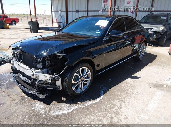 55SWF4KB4JU268159 2018 MERCEDES-BENZ C-CLASS Black 