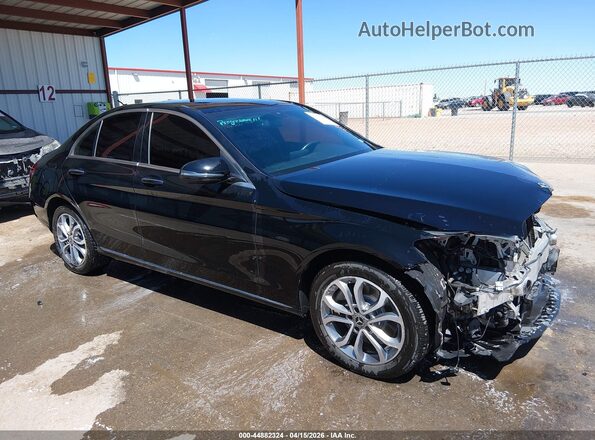 55SWF4KB4JU268159 2018 MERCEDES-BENZ C-CLASS Black 