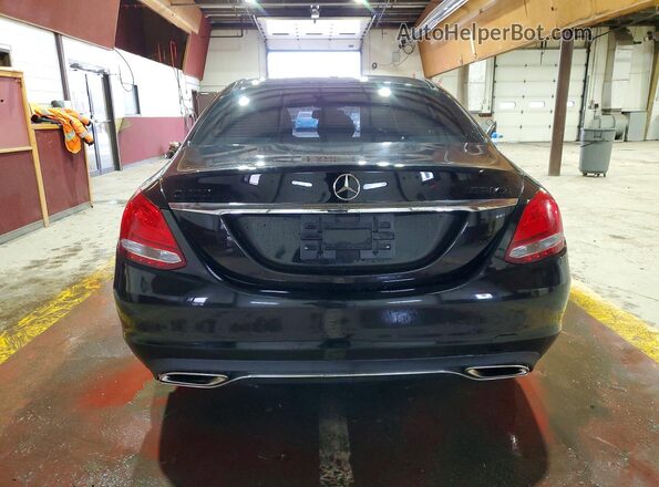 55SWF4KB4JU270302 2018 MERCEDES-BENZ C Black Հետևի տեսք