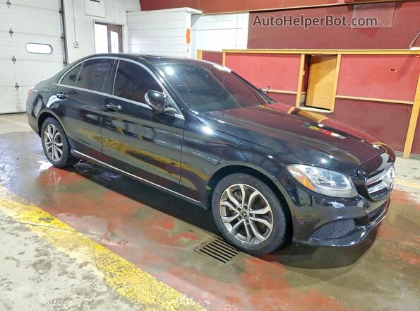 55SWF4KB4JU270302 2018 MERCEDES-BENZ C Black Առջևի աջ