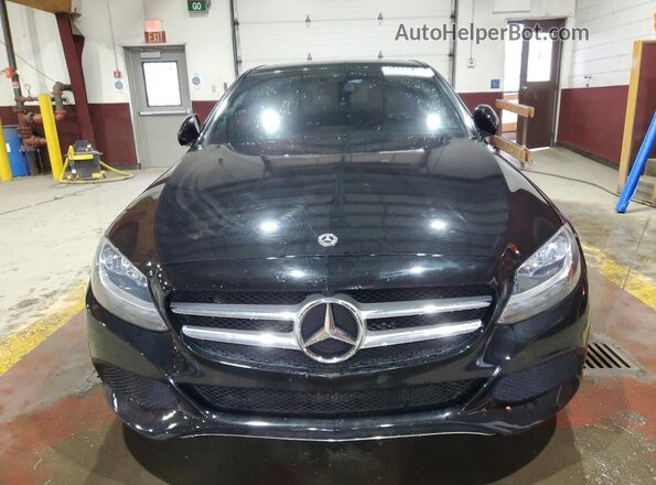55SWF4KB4JU270302 2018 MERCEDES-BENZ C Black Սալոնի 360 աստիճան տեսք