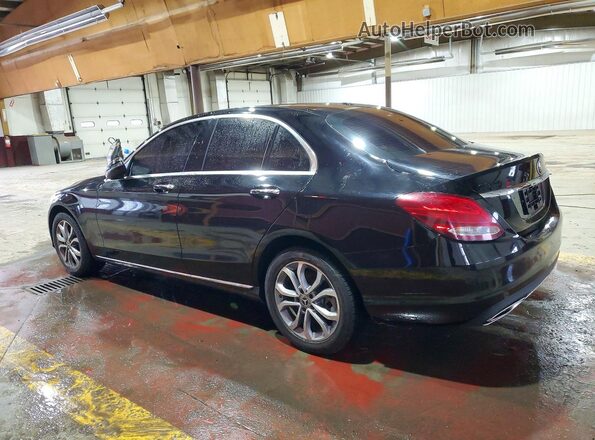 55SWF4KB4JU270302 2018 MERCEDES-BENZ C Black Հետևի ձախ