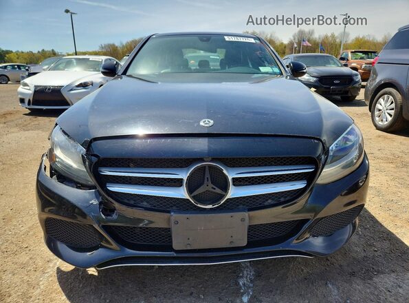 55SWF4KB4JU271269 2018 MERCEDES-BENZ C Black Widok z przodu
