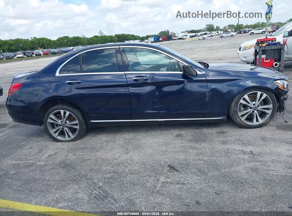 55SWF4KB4JU279274 2018 MERCEDES-BENZ C-CLASS Dark Blue Панорамний вид салону 360°