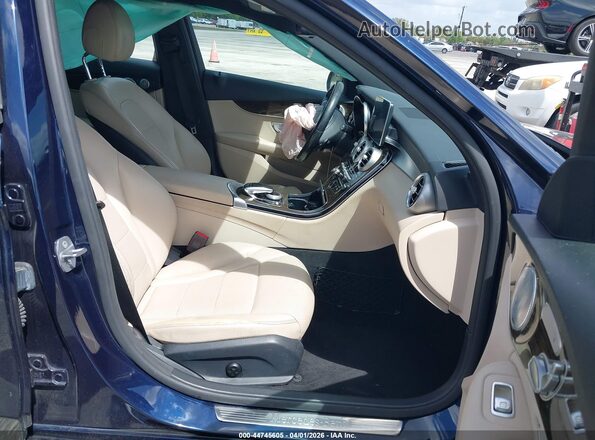 55SWF4KB4JU279274 2018 MERCEDES-BENZ C-CLASS Dark Blue Вид салону спереду