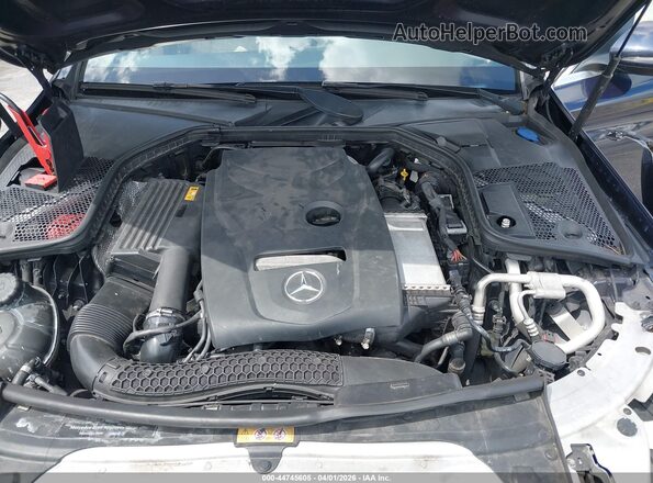 55SWF4KB4JU279274 2018 MERCEDES-BENZ C-CLASS Dark Blue Вид ззаду