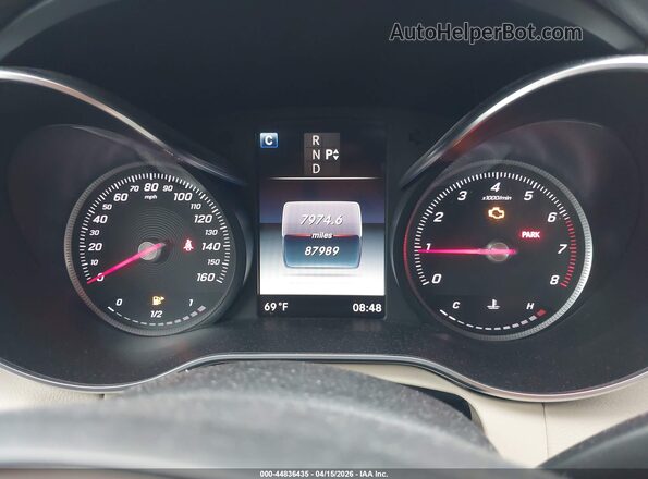 55SWF4KB5JU254299 2018 MERCEDES-BENZ C-CLASS Dark Blue Vista de los asientos traseros