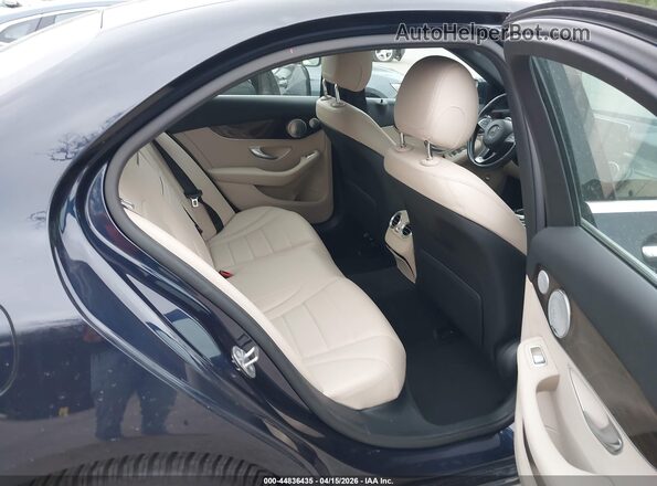 55SWF4KB5JU254299 2018 MERCEDES-BENZ C-CLASS Dark Blue Vista de la etiqueta del VIN