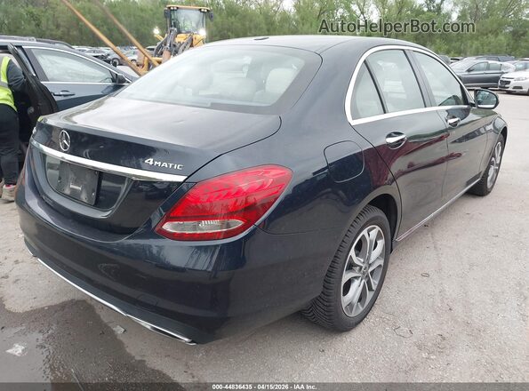 55SWF4KB5JU254299 2018 MERCEDES-BENZ C-CLASS Dark Blue Trasero derecho